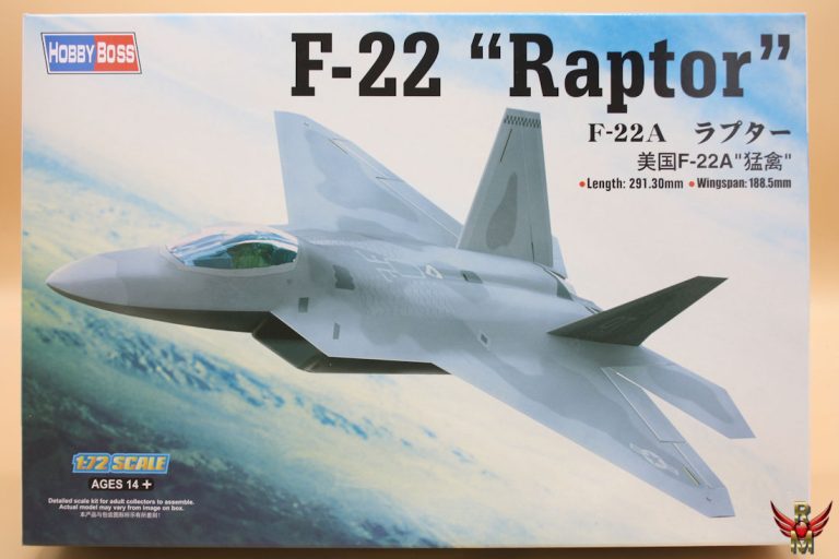 HobbyBoss 1/72 F-22 Raptor
