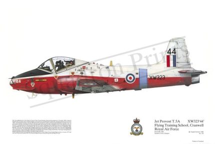 Squadron Prints Jet Provost T5A Great Britain