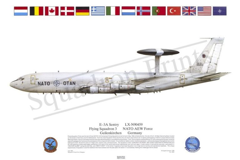 Squadron Prints E-3A Sentry USA