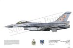 Squadron Prints F-16A Fighting Falcon Belgium