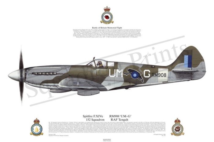 Squadron Prints Spitfire LF XIVe BBMF Great Britain