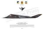 Squadron Prints F-117A Nighthawk USA