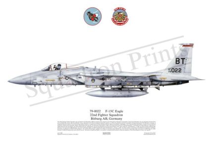 Squadron Prints F-15C Eagle USA