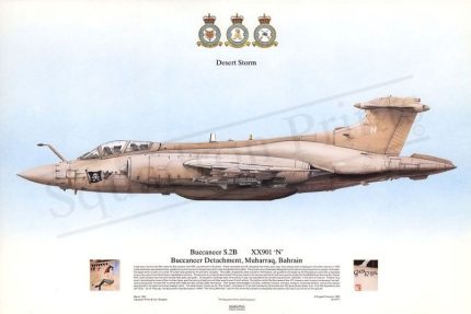 Squadron Prints Buccaneer S2B Great Britain
