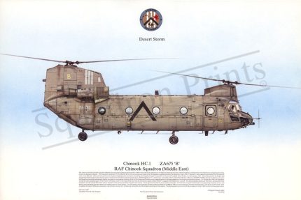 Squadron Prints Chinook HC1 Great Britain