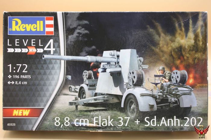 Revell 1/72 88mm Flak 37 and Sd Anh 202