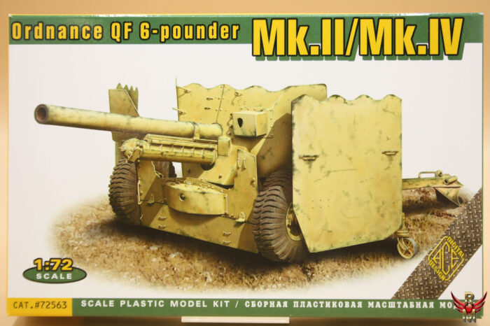 ACE 1/72 Ordnance QF 6-pounder Mk II/Mk IV