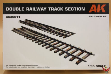 AK Interactive 1/35 Double Railway Track Section