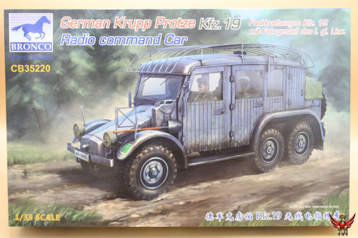 Bronco Models 1/35 German Krupp Protze Kfz 19 Radio Command Car