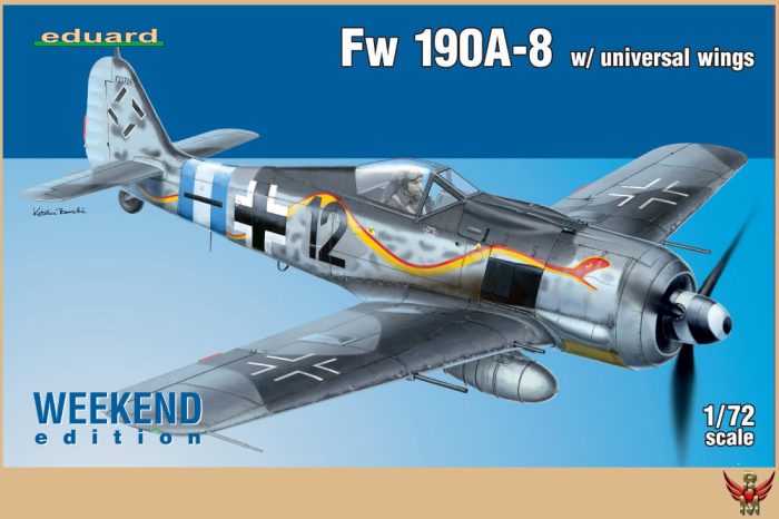 Eduard 1/72 Fw 190A-8 with universal wings Weekend Edition