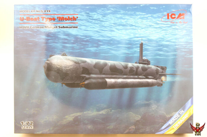 ICM 1/72 U-Boat Type Molch WWII German Midget Submarine