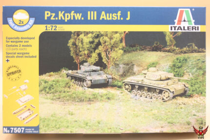 Italeri 1/72 Pz Kpfw III Ausf J