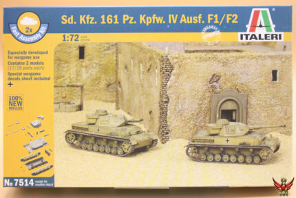 Italeri 1/72 Sd Kfz 161 Pz Kpfw IV Ausf F1/F2