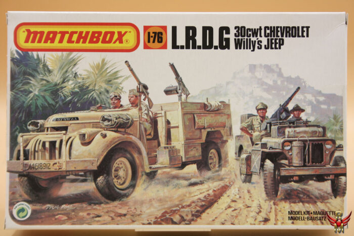 Matchbox 1/76 LRDG 30cwt Chevrolet and Willys Jeep