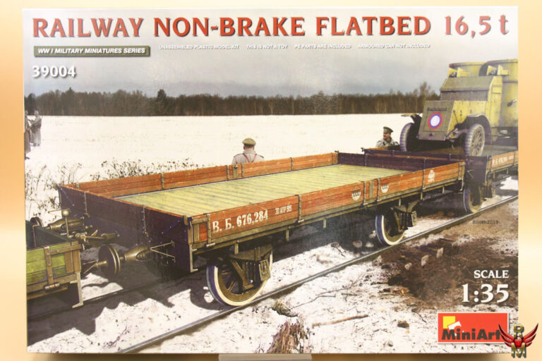 MiniArt 1/35 Railway Non-Brake Flatbed 16,5 t