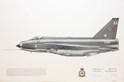 Squadron Prints Lightning F6 Great Britain