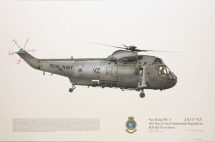 Squadron Prints Sea King HC4 Great Britain