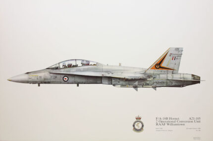 Squadron Prints F/A-18B Hornet Australia