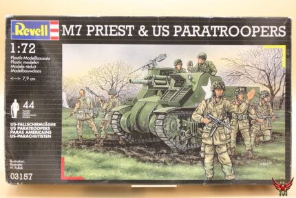 Revell 1/72 M7 Priest and US Paratroopers