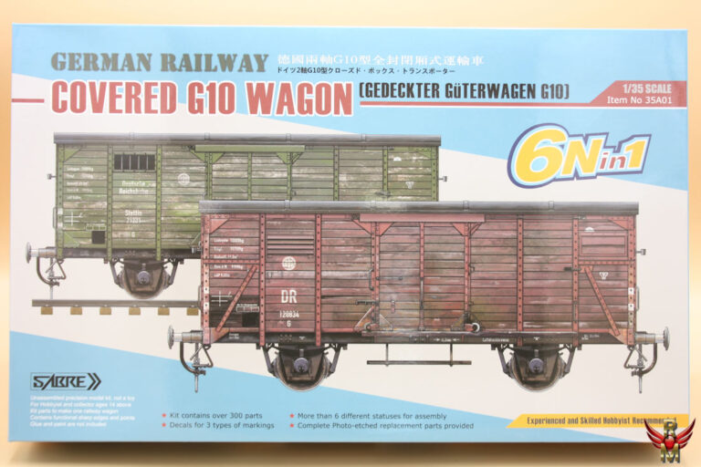 Sabre Model 1/35 German Railway Covered G10 Wagon