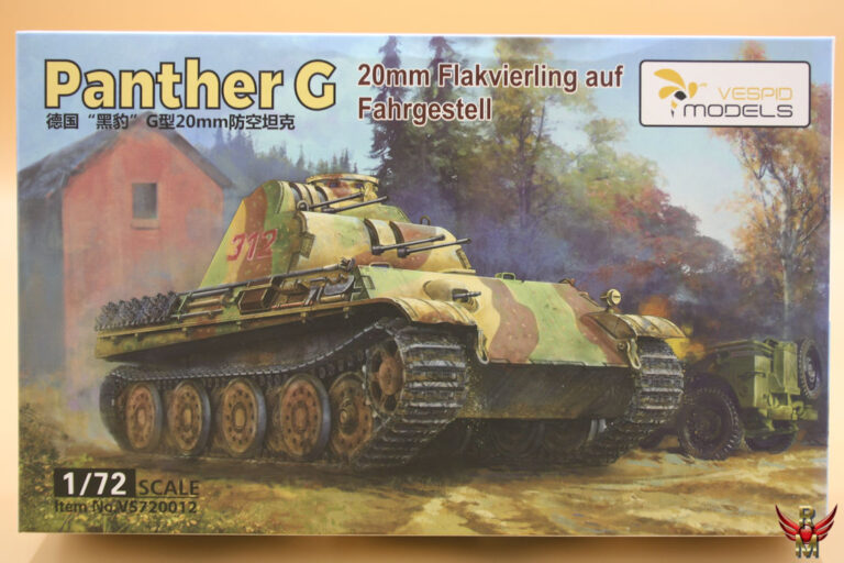 VESPID Models 1/72 Panther G 20mm Flakvierling auf Fahrgestell