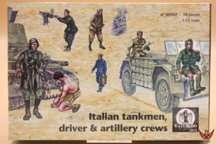 Waterloo1815 Italian Tank- Vehicle and Artillery Crews