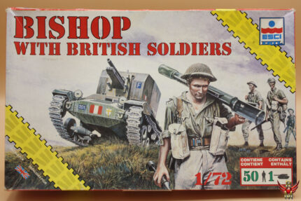 ESCI ERTL 1/72 Bishop with British Soldiers New Series