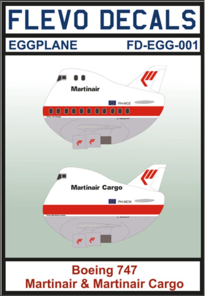 Flevo Decals EGG Boeing 747 Martinair