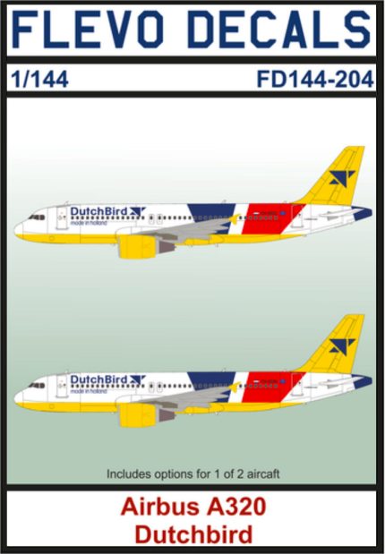 Flevo Decals 1/144 Airbus A320 Dutchbird