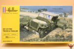 Heller 1/72 US 1/4 Ton Truck and Trailer