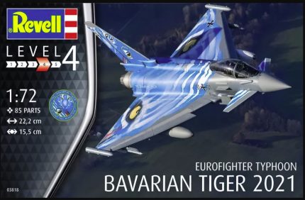 Revell 1/72 Model Set Eurofighter Typhoon Bavarian Tiger 2021