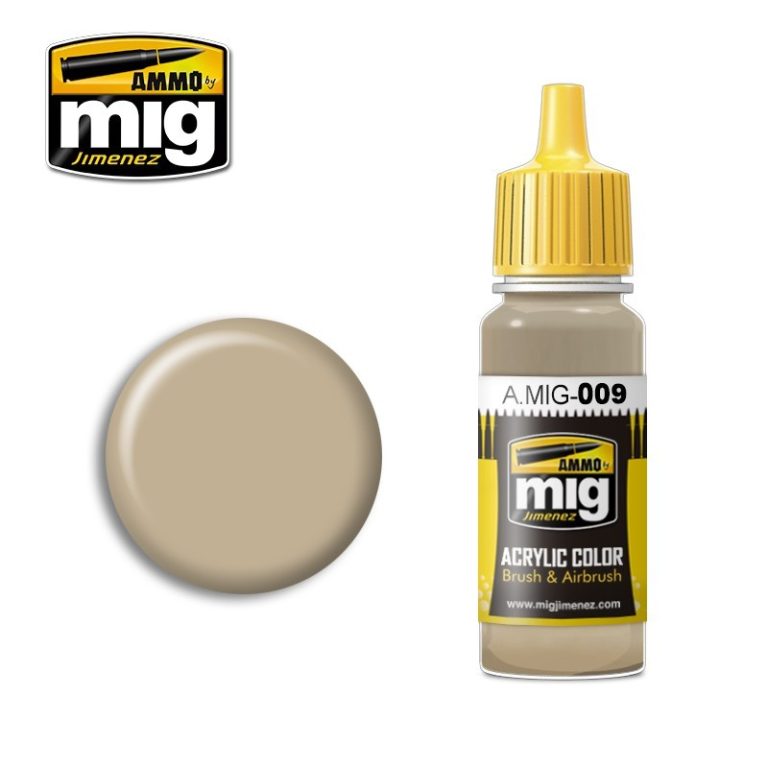Ammo Mig 009 ACRYLIC COLOR RAL 7027 SAND GREY JAR 17ML