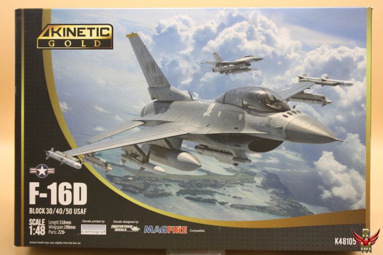 Kinetic 1/48 F-16D Block 30/40/50 USAF GOLD