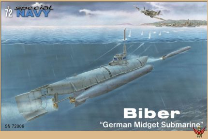 Special Navy 1/72 Biber German Midget Submarine