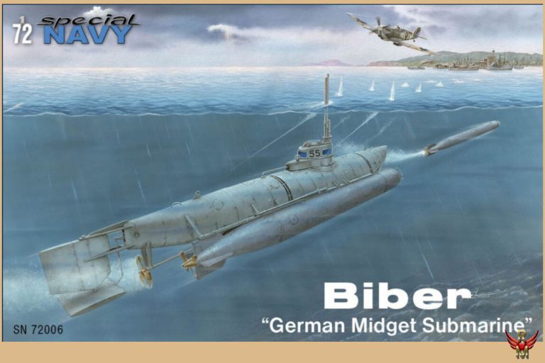 Special Navy 1/72 Biber German Midget Submarine