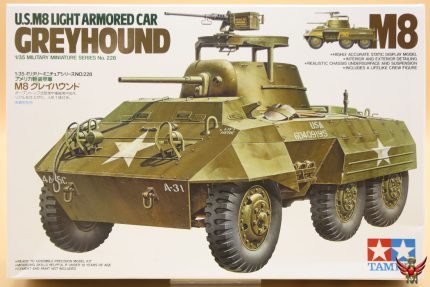 Tamiya 1/35 US M8 Light Armored Car Greyhound