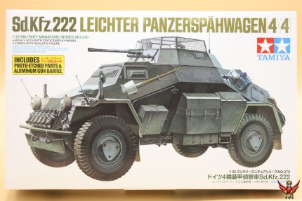 Tamiya 1/35 Sd Kfz 222 Leichter Panzerspähwagen 4x4