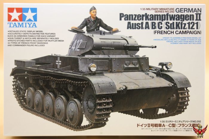 Tamiya 1/35 German Panzerkampfwagen II Ausf A/B/C Sd Kfz 121