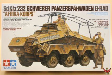 Tamiya 1/35 Sd Kfz 232 Schwerer Panzerspähwagen 8-Rad Afrika-Korps
