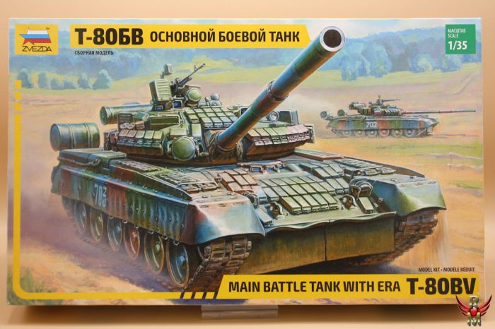 Zvezda 1/35 Main Battle Tank with ERA T-80BV