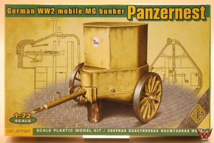 ACE 1/72 German WWII mobile MG bunker Panzernest
