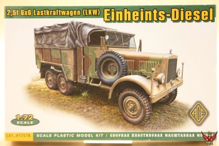 ACE 1/72 2 1/2t 6x6 Lastkraftwagen LKW Einheits-Diesel