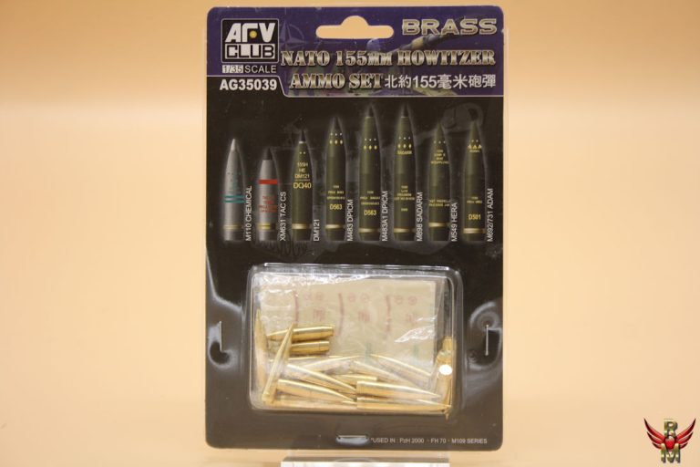 AFV Club 1/35 NATO 155mm Howitzer Ammo Set METAL