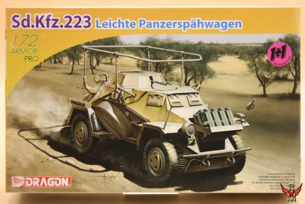 Dragon 1/72 Sd Kfz 223 leichter Panzerspähwagen Fu