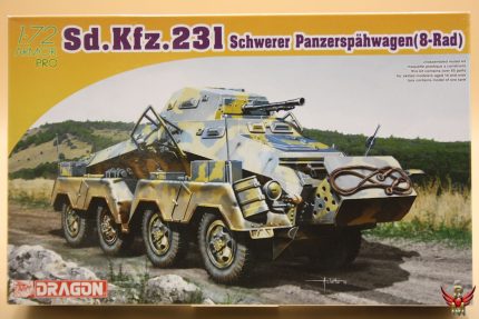 Dragon 1/72 Sd Kfz 231 schwerer Panzerspähwagen 8 Rad