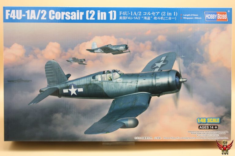 HobbyBoss 1/48 Vought F4U-1A/2 Corsair 2 in1