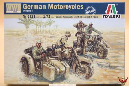Italeri 1/72 German Motorcycles