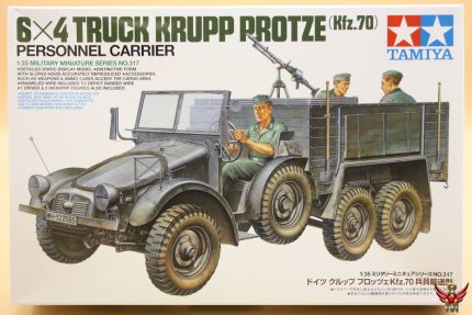 Tamiya 1/35 6X4 Truck Krupp Protze Kfz 70 Personnel Carrier