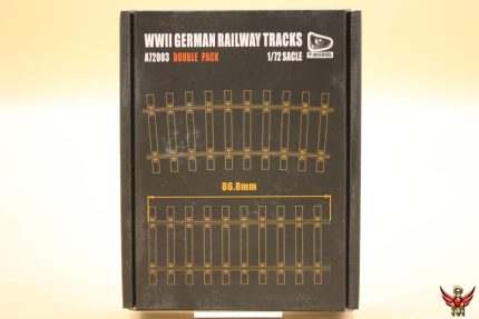 T-MODEL 1/72 WWII German Railway Tracks Double Pack