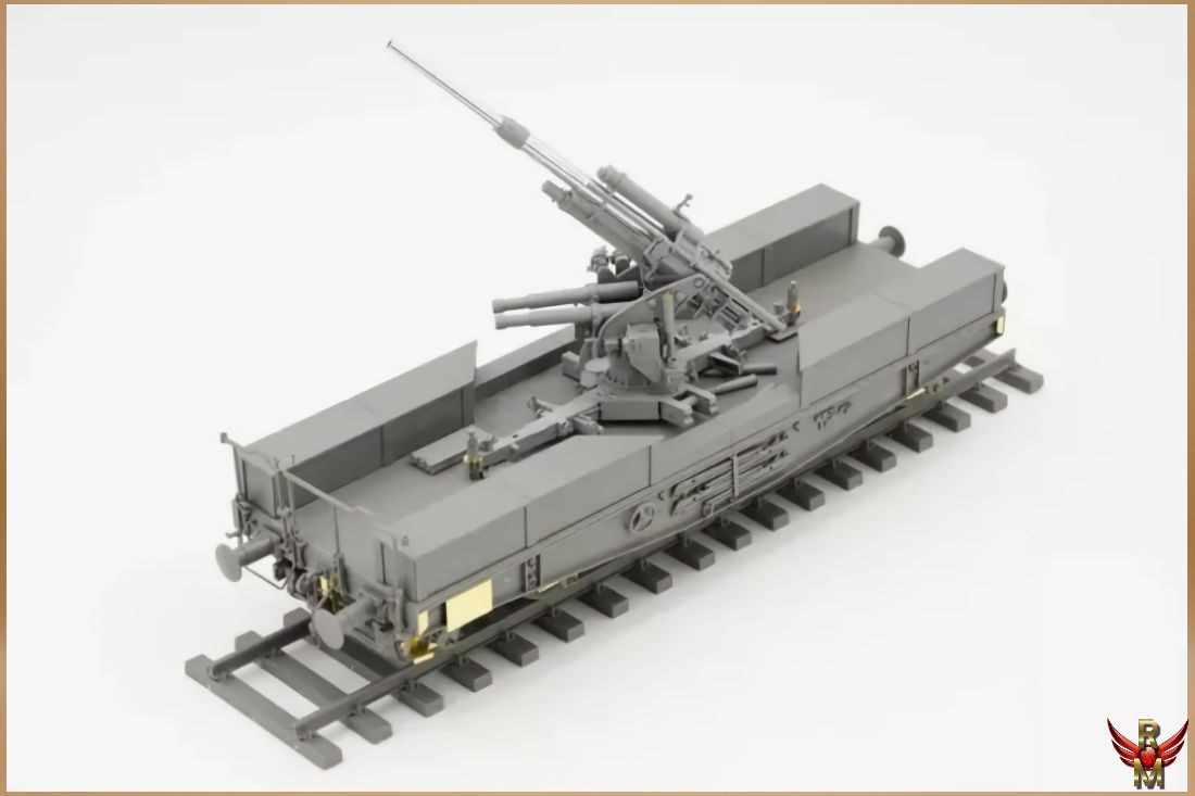 Border Model German 88mm Gun Flak 36 w/SSys Wagon